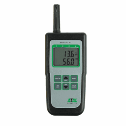 Toon details voor ATC-06 Portable handmeter met 2 ingangen voor temperatuur, RV en dauwpunt sensoren Afbeelding van ATC-06 Portable handmeter met 2 ingangen voor temperatuur, RV en dauwpunt sensoren
