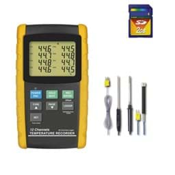 Toon details voor SD-BTMx4208 12-kanaals temperatuur datalogger batterijgevoed met SD kaart Afbeelding van SD-BTMx4208 12-kanaals temperatuur datalogger batterijgevoed met SD kaart