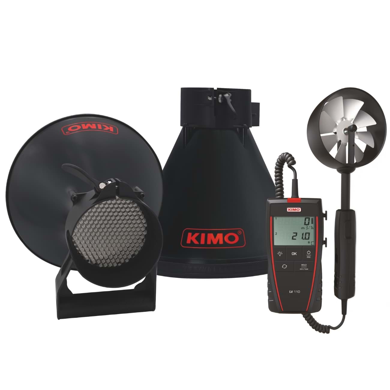 Kimo LV110 & Si-K25 bundelset voor compacte luchtmetingen