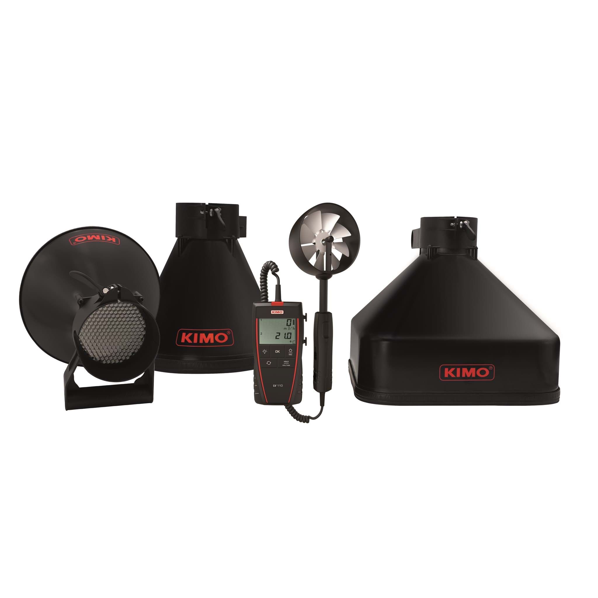 Kimo LV110 & Si-K85 + Si-K25 bundelset voor veelzijdige luchtmetingen